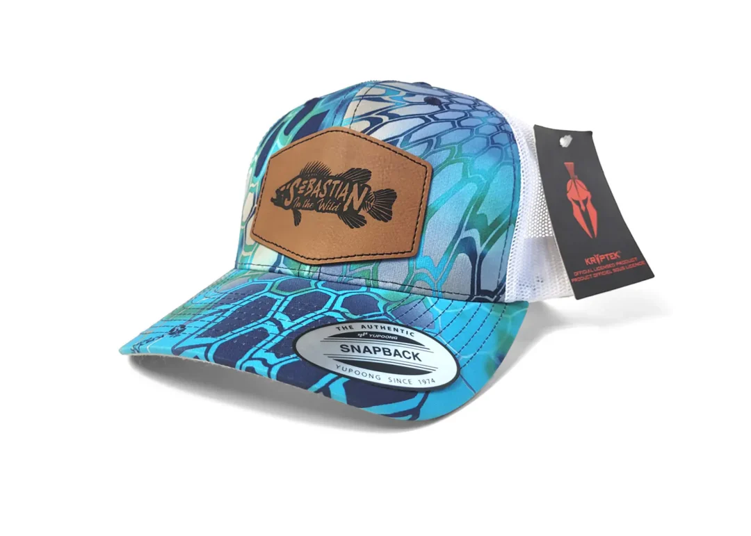 Logo Trucker Snapback Hat - Kryptek Pontus Blue