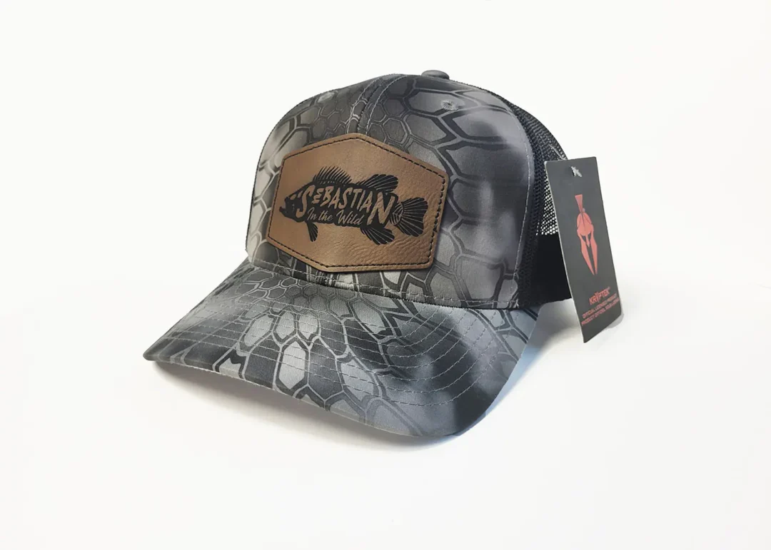 Logo Trucker Snapback Hat - Kryptek Raid Grey