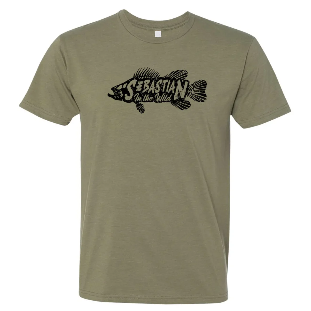 “Bones” Distressed T-Shirt – Black Logo